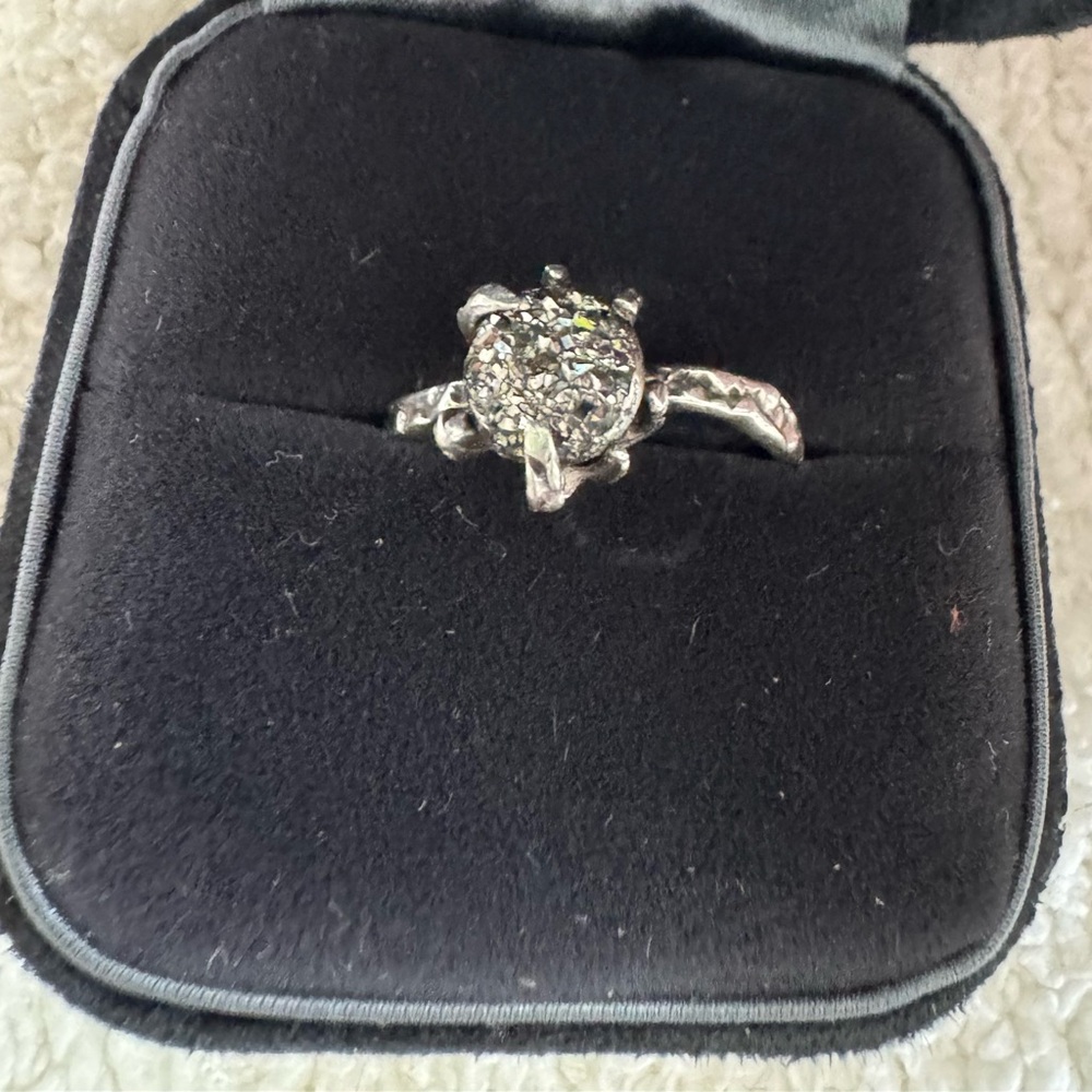 Dazzling Silver Ring pyrite-Lauren Wolfe